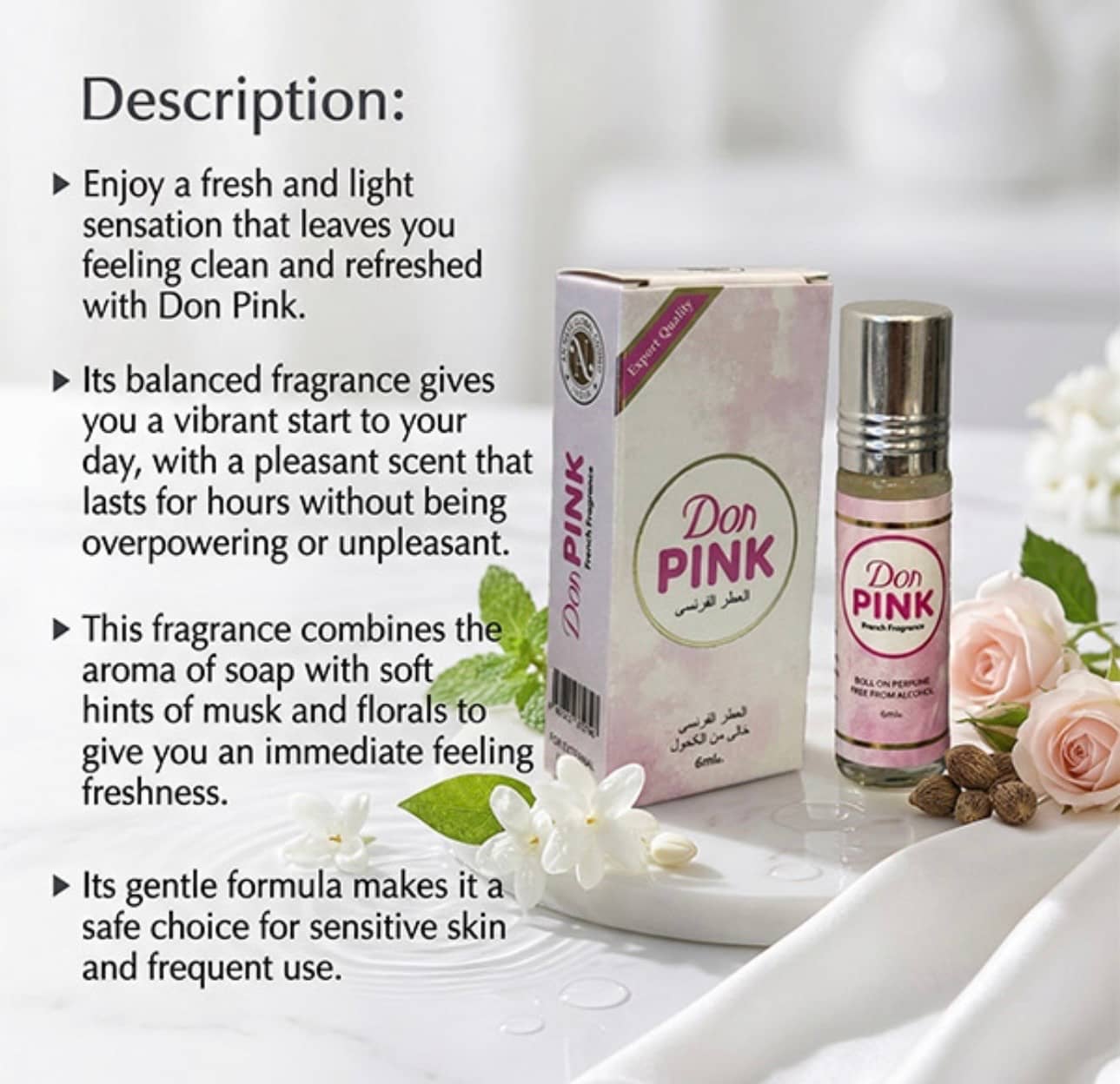 DON pink french ROLL ON